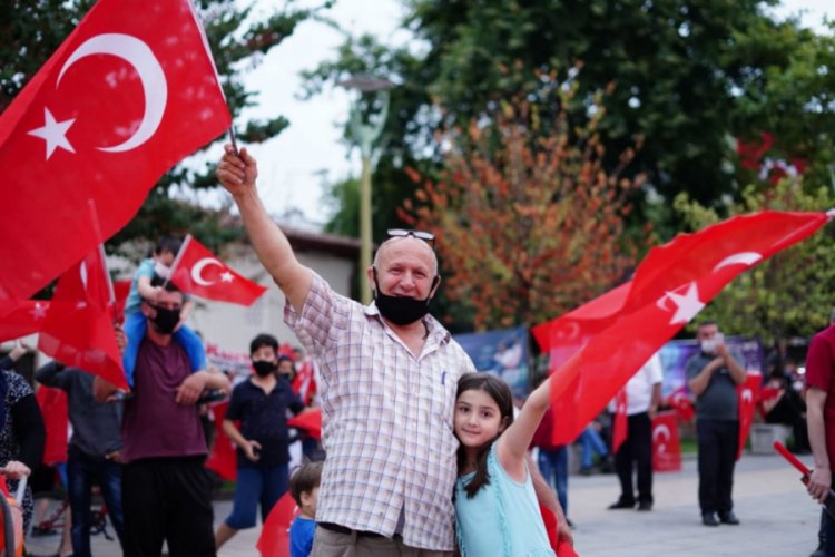 Bursa Kestel'de vatan kahramanları anıldı