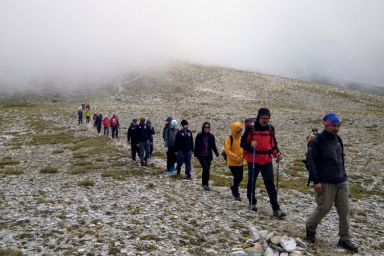 Bursa'da doğa tutkunlarından 15 Temmuz zirvesi