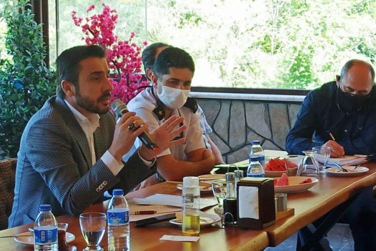 Bursa Kestel Belediye Başkanı Tanır, muhtarlarla buluştu