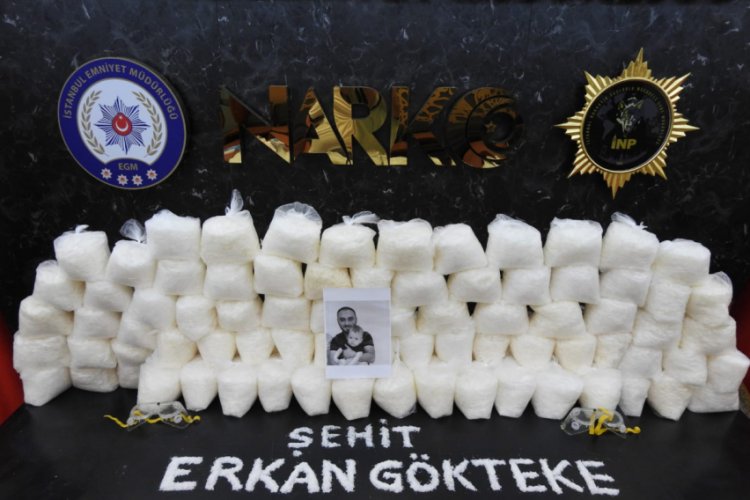 Şehit polisin adının verildiği operasyonda 90 kilo uyuşturucu yakalandı