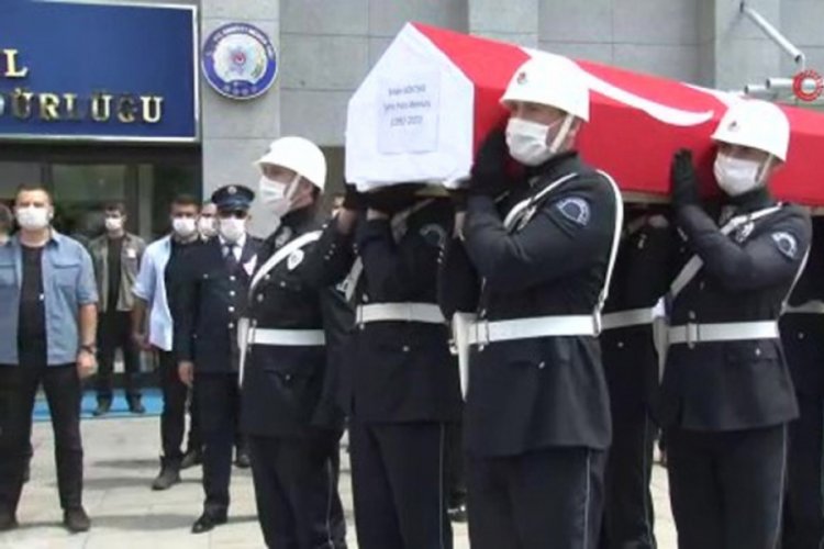 Şehit polis i&ccedil;in t&ouml;ren