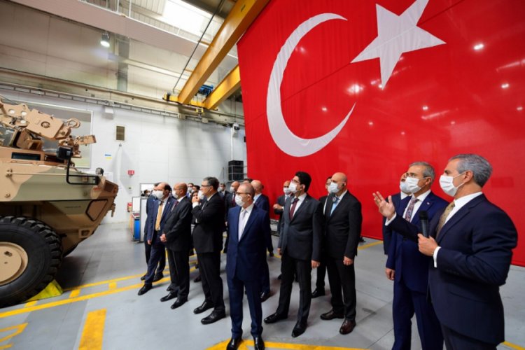 Pars 6x6 mayına karşı korumalı aracın ilk montajı yapıldı