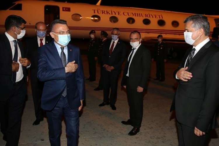 Cumhurbaşkanı Yardımcısı Fuat Oktay KKTC'de