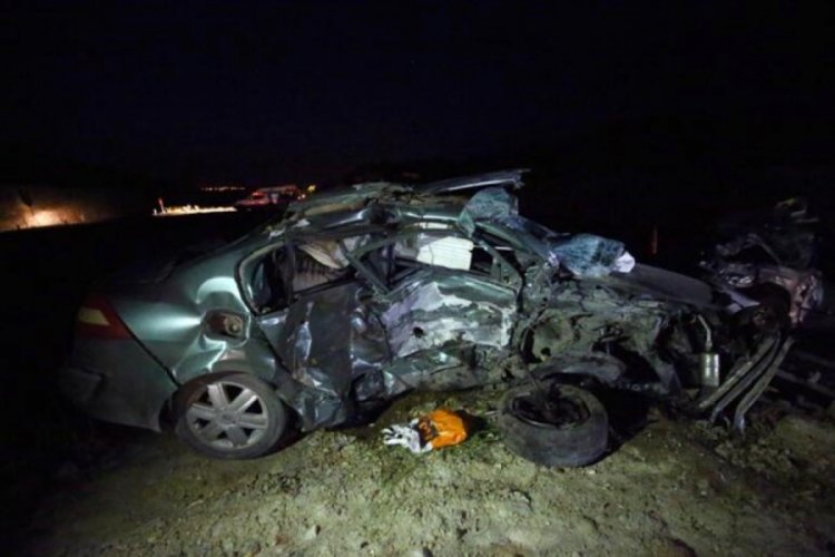 Konya'da otomobiller hurdaya d&ouml;nd&uuml;