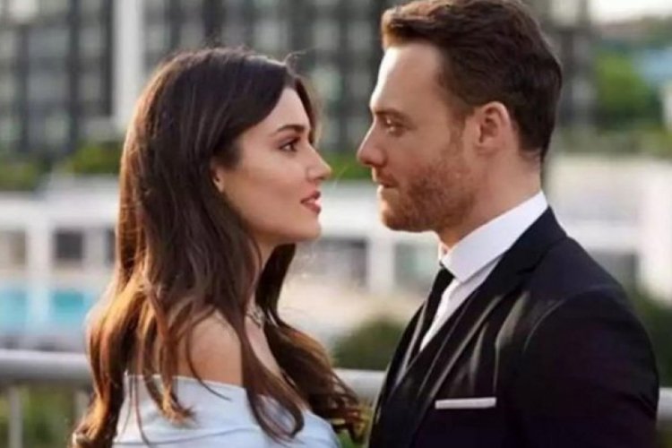 Hande Er&ccedil;el ile Kerem B&uuml;rsin'in ''bitmeyen'' &ouml;p&uuml;şmesi olay oldu