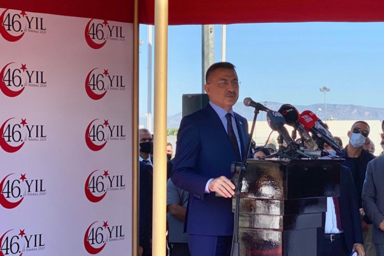 Fuat Oktay: Kıbrıs T&uuml;rk&uuml;, b&uuml;y&uuml;k T&uuml;rk milletinin ayrılmaz bir par&ccedil;asıdır