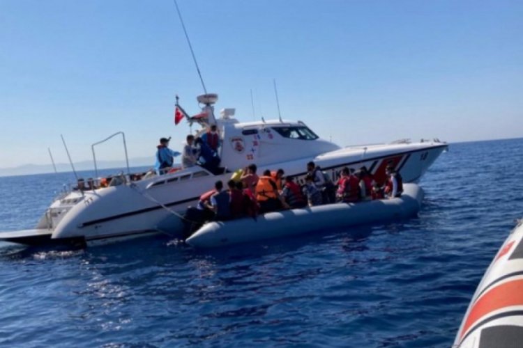 İzmir'de 44 g&ouml;&ccedil;men kurtarıldı