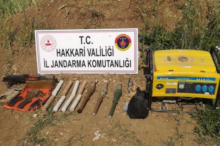 Hakkari'de Yıldırım-2 Cilo Operasyonu'nda silah ve m&uuml;himmat ele ge&ccedil;irildi