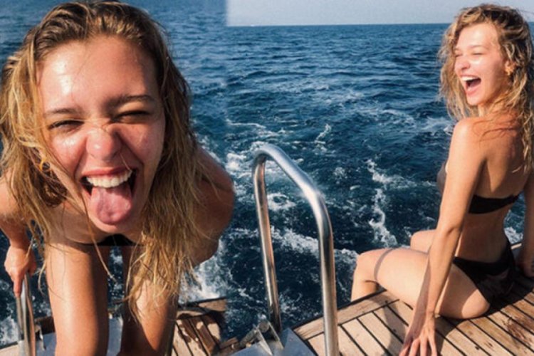 Melisa D&ouml;ngel'den neşeli tatil pozları