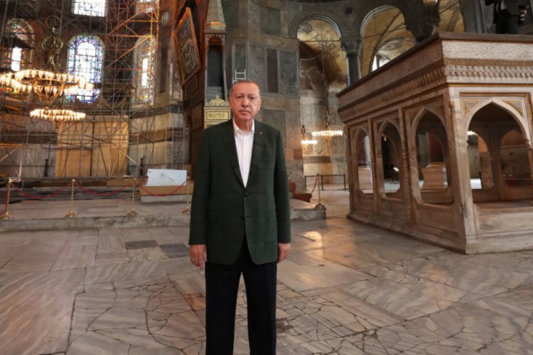 Cumhurbaşkanı Erdoğan'dan Ayasofya paylaşımı - Siyaset ...