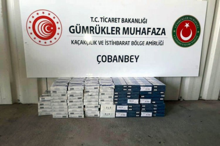 Kilis'te 770 paket ka&ccedil;ak sigara ele ge&ccedil;irildi