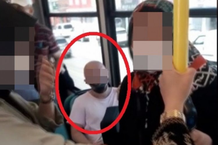 Bursa'da metroda kadınların gizlice fotoğrafını çektiği iddia edilen şüpheli, darp edildi