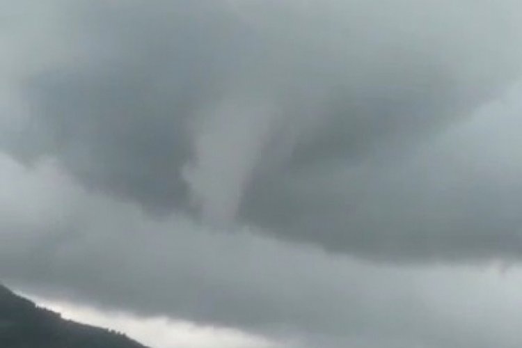 Ordu'da denizde hortum oluştu
