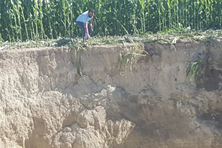 Konya'da yeni obruk oluştu