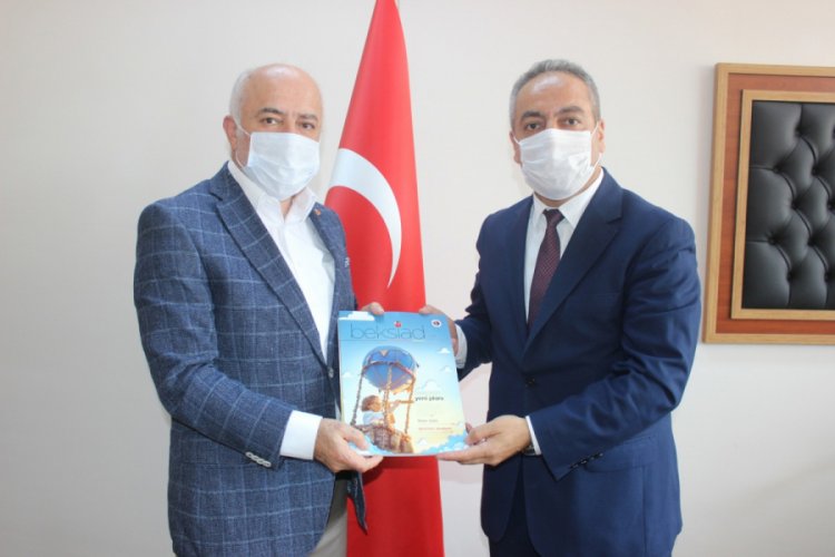 Bursa Ticaret İl M&uuml;d&uuml;r&uuml; Aslanlar'a hayırlı olsun ziyareti