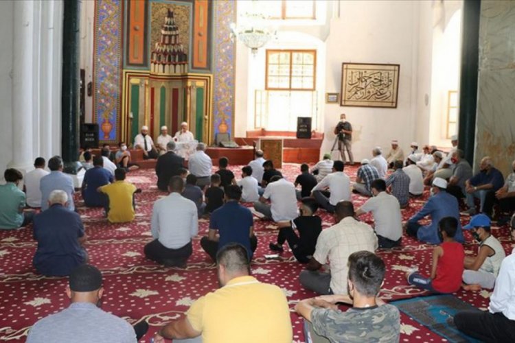 KKTC'nin Ayasofyası'ndan T&uuml;rkiye'deki Ayasofya-i Kebir Camii'ne destek