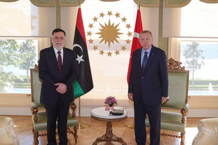 Cumhurbaşkanı Erdoğan Sarrac'ı kabul etti