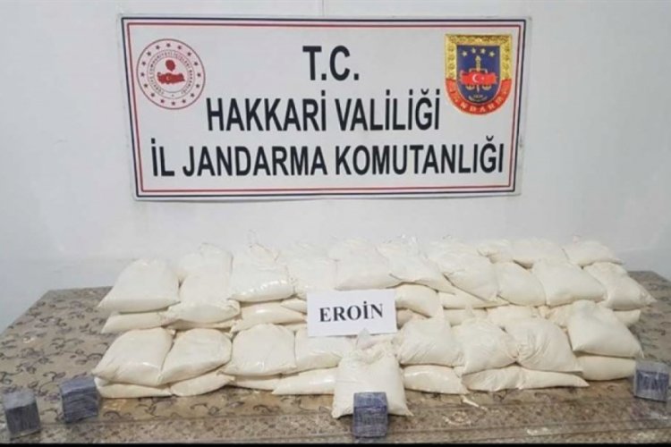 80 kilo eroin ele ge&ccedil;irildi