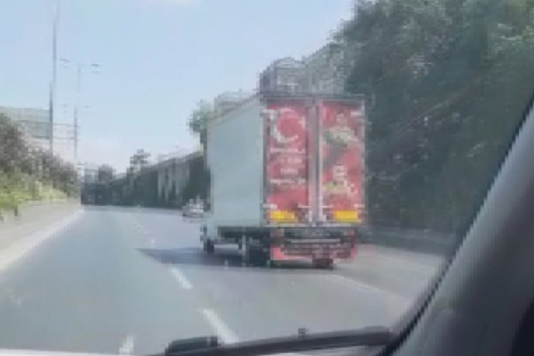 D&uuml;ğ&uuml;n konvoyundan akılalmaz g&ouml;r&uuml;nt&uuml;ler