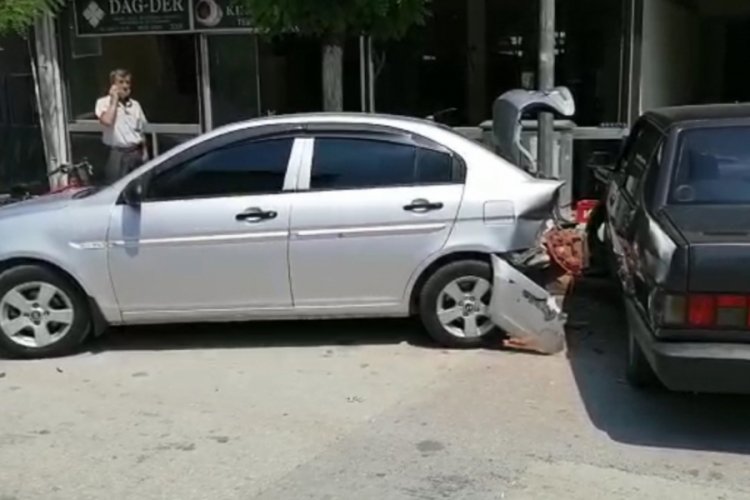 Bursa İneg&ouml;l'de kaza: 1 yaralı