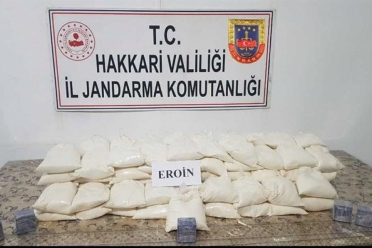 Şemdinli'de 80 kilo 630 gram eroin ele ge&ccedil;irildi