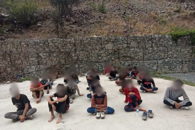 Artvin'de yasadışı yollardan T&uuml;rkiye'ye giriş yapan 34 yabancı uyruklu şahıs yakalandı