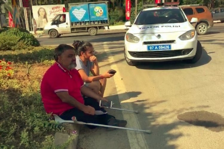 Engelli s&uuml;r&uuml;c&uuml; ve ailesi &ouml;l&uuml;mden d&ouml;nd&uuml;