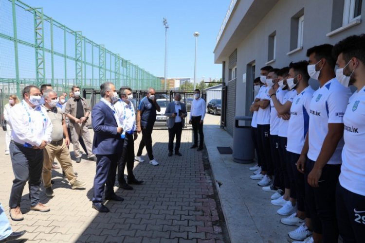 Bursa'da şampiyonlara destek s&ouml;z&uuml;