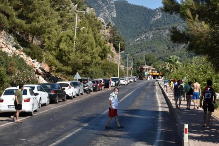 Marmaris'te tatilci yoğunluğu
