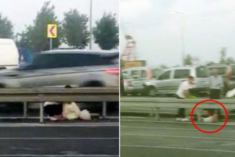 Sahilde g&ouml;revli uyarınca ref&uuml;jde mangal yaktılar