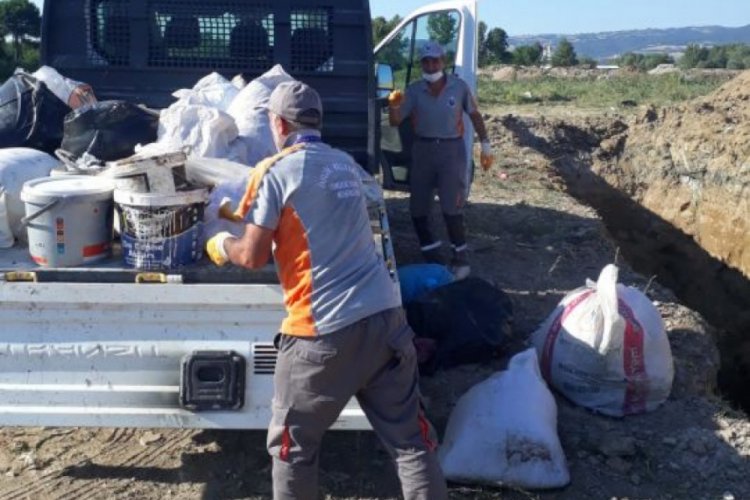 Bursa İneg&ouml;l'de bayram s&uuml;resince 290 ton kurban atığı toplandı