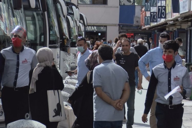 15 Temmuz Demokrasi Otogarı'da bayram d&ouml;n&uuml;ş&uuml; hareketliliği
