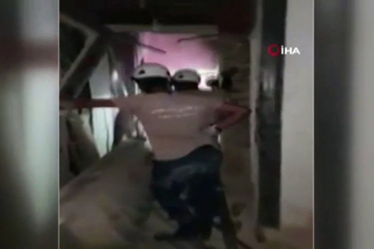 Beyrut'ta enkaz altından bir kişi kurtarıldı
