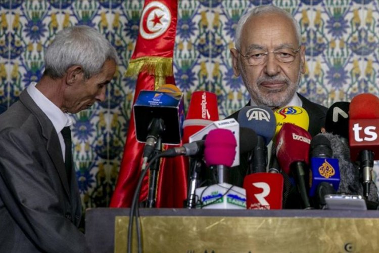Tunus Meclis Başkanı Raşid el-Gannuşi: Tunus Meclisi ve halkı L&uuml;bnan halkıyla dayanışma i&ccedil;indedir