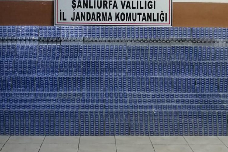Kamyonda 28 bin paket ka&ccedil;ak sigara ele ge&ccedil;irildi