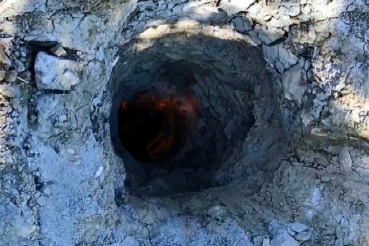 Sondajla a&ccedil;ılan kuyudan su yerine gaz &ccedil;ıktı