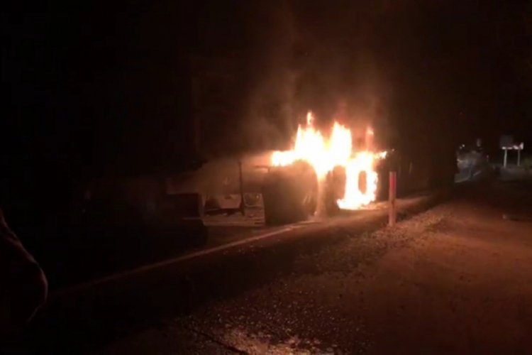 Antalya-Konya karayolunda korku dolu anlar