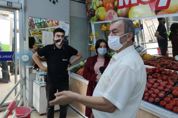 Bursa İneg&ouml;l'de kaymakamdan korona tedbiri almayan işletmeye tepki