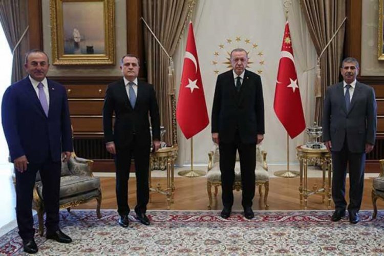 Cumhurbaşkanı Erdoğan, Azerbaycan Dışişleri Bakanı Bayramov'u kabul etti
