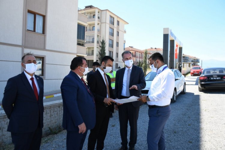Bursa İneg&ouml;l'&uuml;n Kuzey Doğu İmar Sınırı yollarla &ccedil;iziliyor