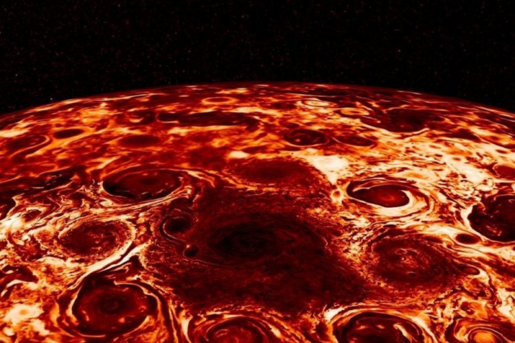 NASA'nın Jupiter fotoğrafı sosyal medyada g&uuml;ndem oldu