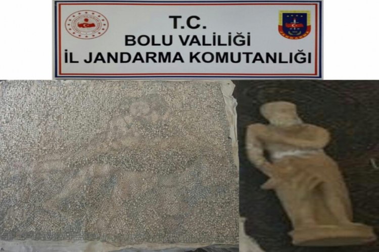 Yolcu otob&uuml;s&uuml;ne tarihi eser operasyonu