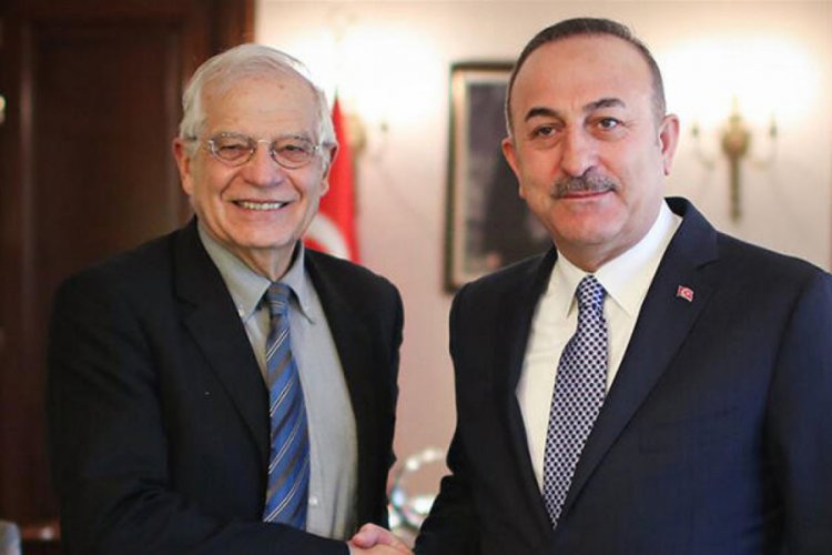 Bakan Mevl&uuml;t &Ccedil;avuşoğlu, AB Dış İlişkiler Y&uuml;ksek Temsilcisi Borrell ile g&ouml;r&uuml;şt&uuml;