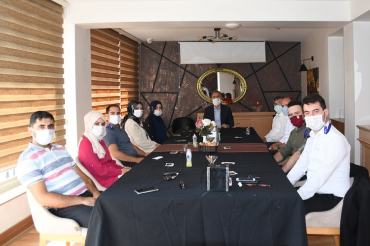 Bursa İneg&ouml;l Belediye Başkanı Taban Basın Halkla İlişkiler ekibiyle buluştu