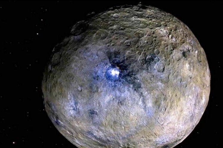 C&uuml;ce gezegen Ceres'te b&uuml;y&uuml;k bir tuzlu su rezervi bulundu