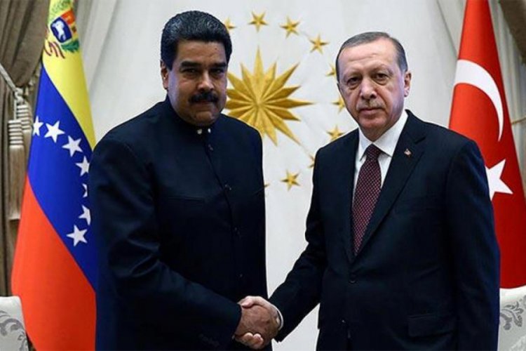 Cumhurbaşkanı Erdoğan, Maduro ile g&ouml;r&uuml;şt&uuml;