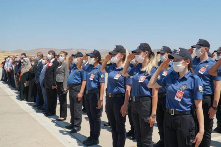 Şehit Polis Hakan &Ccedil;etinkol'a veda