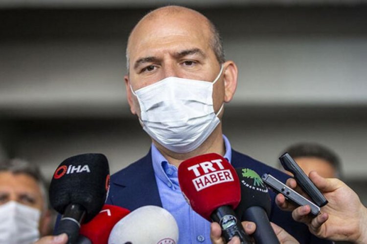 Soylu, Of'taki sel ve heyelanlara ilişkin a&ccedil;ıklamalarda bulundu