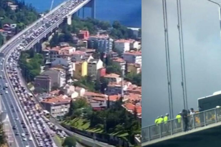 15 Temmuz Şehitler K&ouml;pr&uuml;s&uuml;'nde intihar girişimi