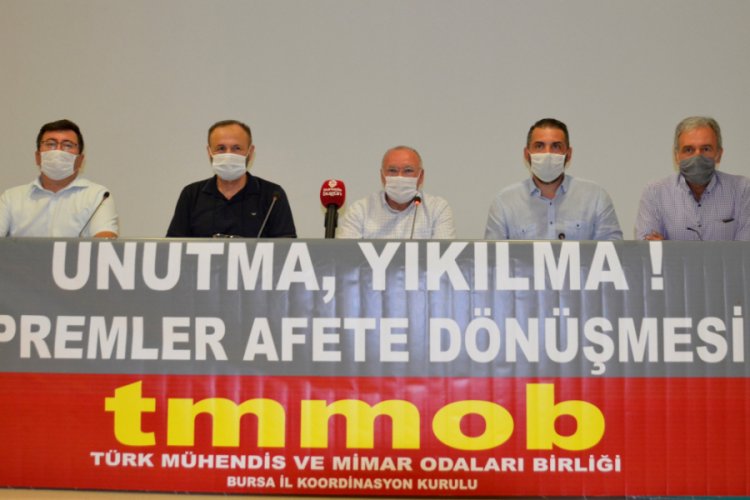 TMMOB Bursa: Daha b&uuml;y&uuml;k acılar yaşamamak i&ccedil;in depremi unutma, unutturma